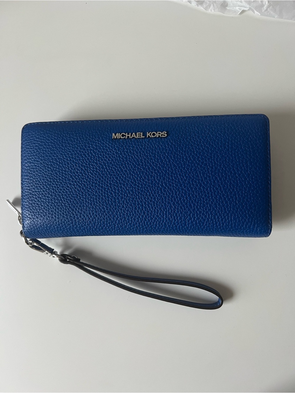 Michael Kors Jet Set Wallet Wristlet in Galaxy Blue NWT